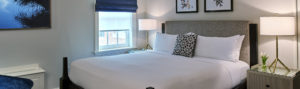 Romantic, Hotel, Alexandria, VA, guest rooms, king deluxe